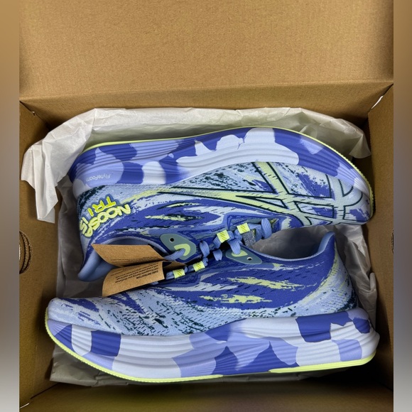 ASICS WOMEN'S NOOSA TRI 15 RUNNING SHOES SAPPHIRE ILLUMINATE YELLOW SIZE 6.5 - Picture 7 of 7